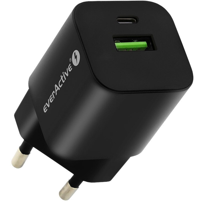 Incarcator   USB/USB-C QC3.0 30W BLACK