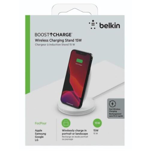 Incarcator wireless  BOOST Charge 15W ws.WIB002vfWH, Alb