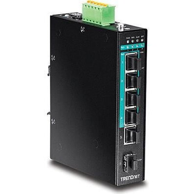 Industrie 5 Port Gbit Unman. L2 PoE+ Metall