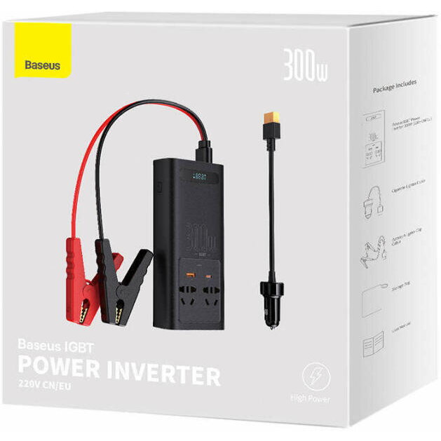 IGBT, 300W, Lungime cablu 40cm, USB/USB-C, Negru