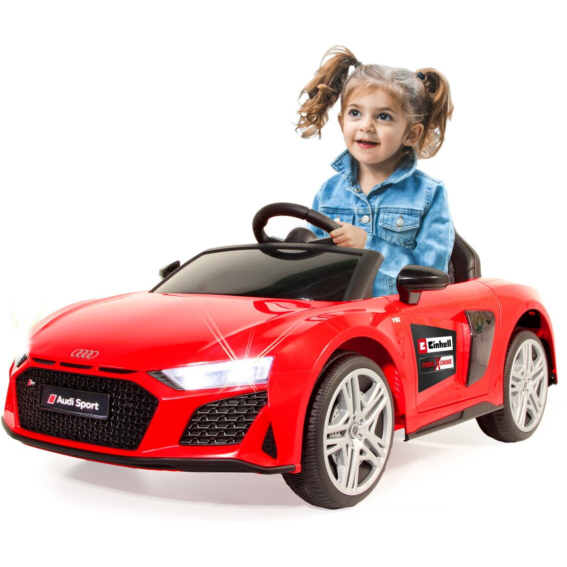 Jamara Ride-on Audi R8 Spyder 18V Einhell Power XChange rot