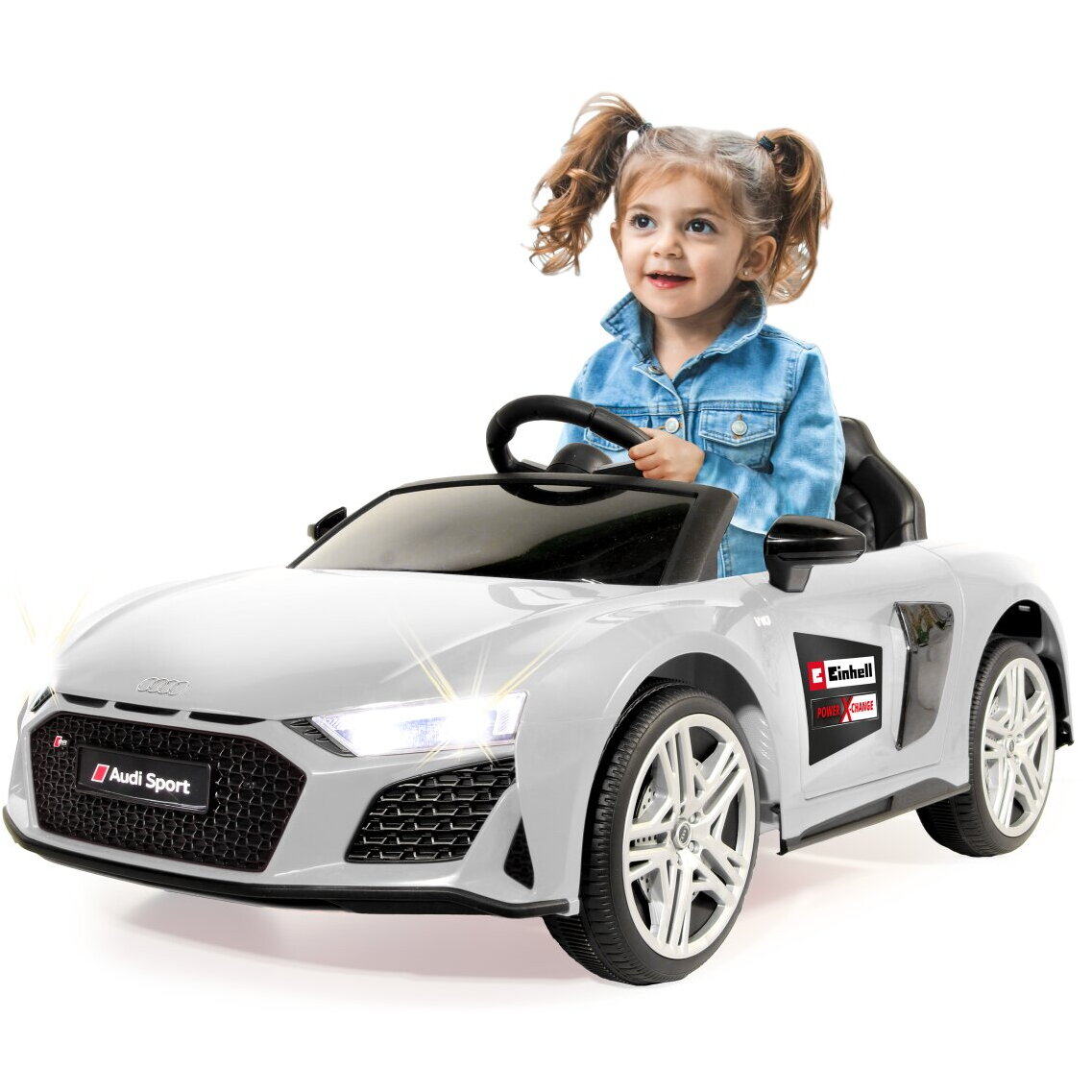 Jamara Ride-on Audi R8 Spyder 18V Einhell Power XChange weiß