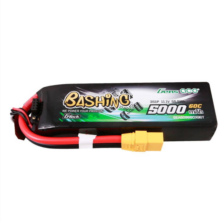 Jucarie creativa Akumulator GensAce 5kmAh 11.1V 60C 3S1P z wtyczką XT90