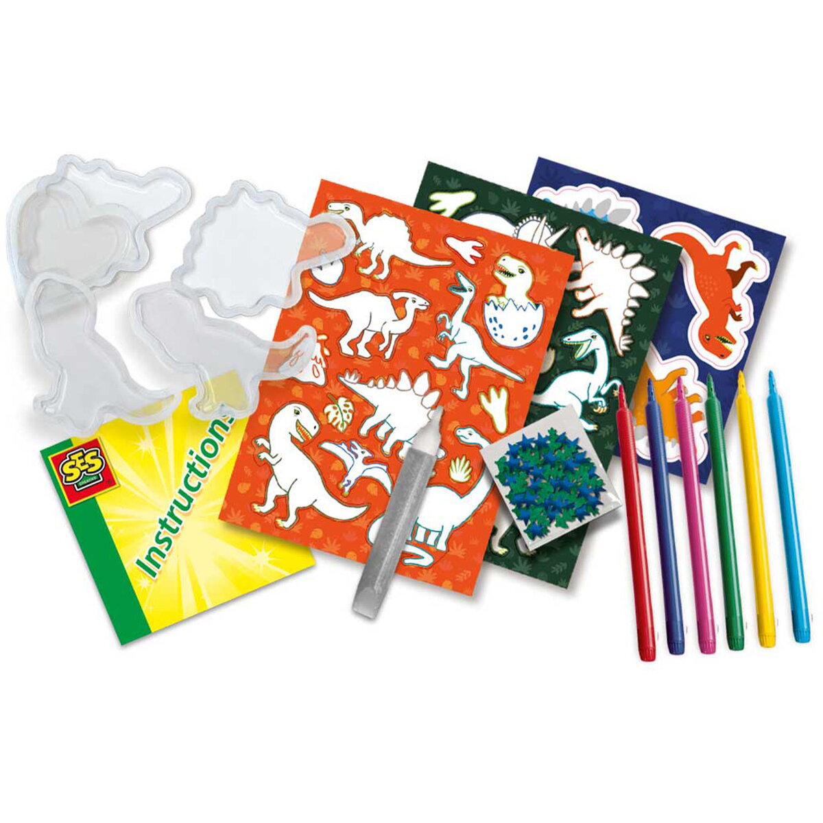 Jucarie Creativa Autocolante dinozauri