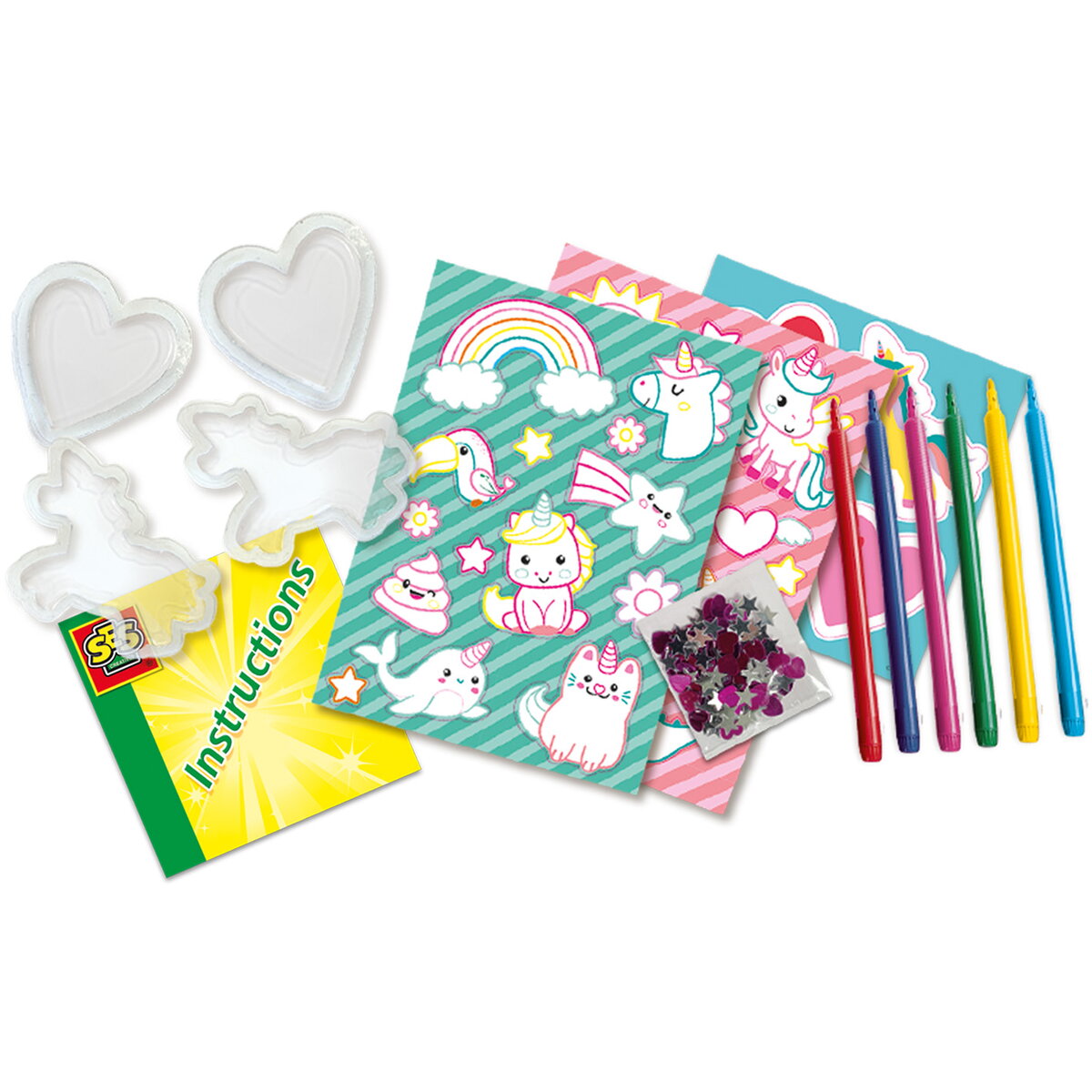 Jucarie Creativa Autocolante unicorni