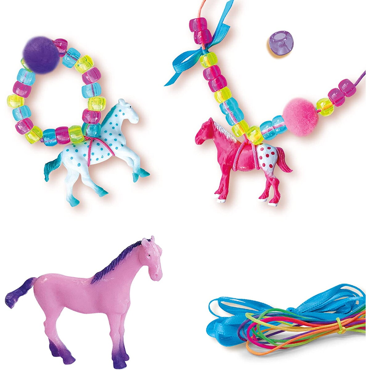 Jucarie Creativa Bijuterii cu pompoane caluti