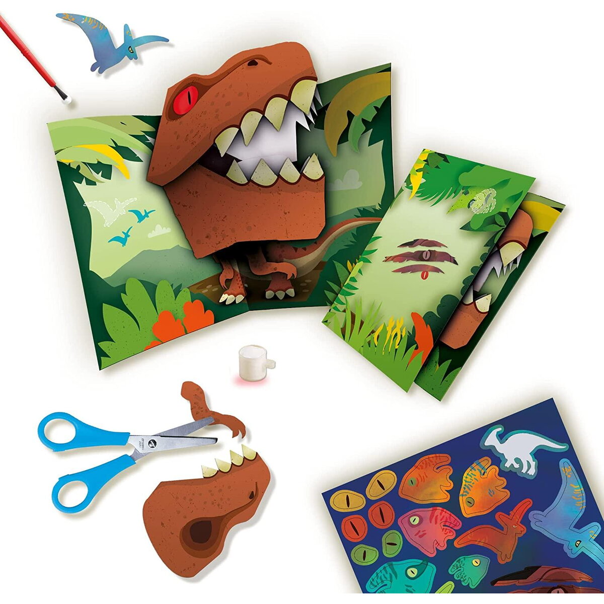 Jucarie Creativa Carduri pop-up dinozauri