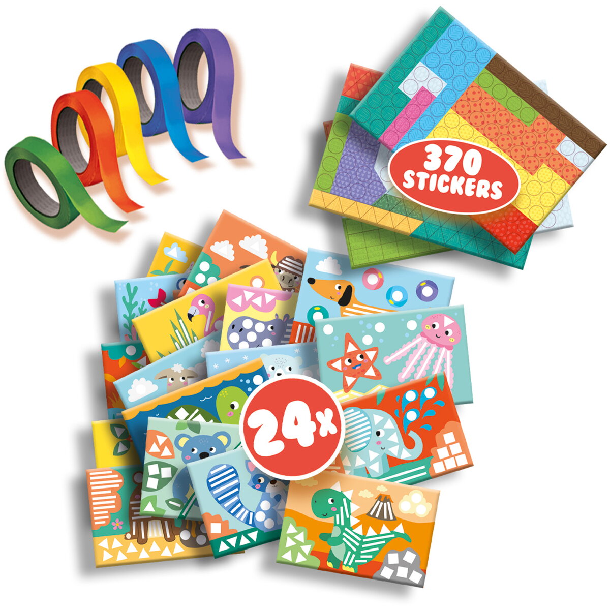 Jucarie Creativa copii - Invat sa lipesc si sa recunosc forme