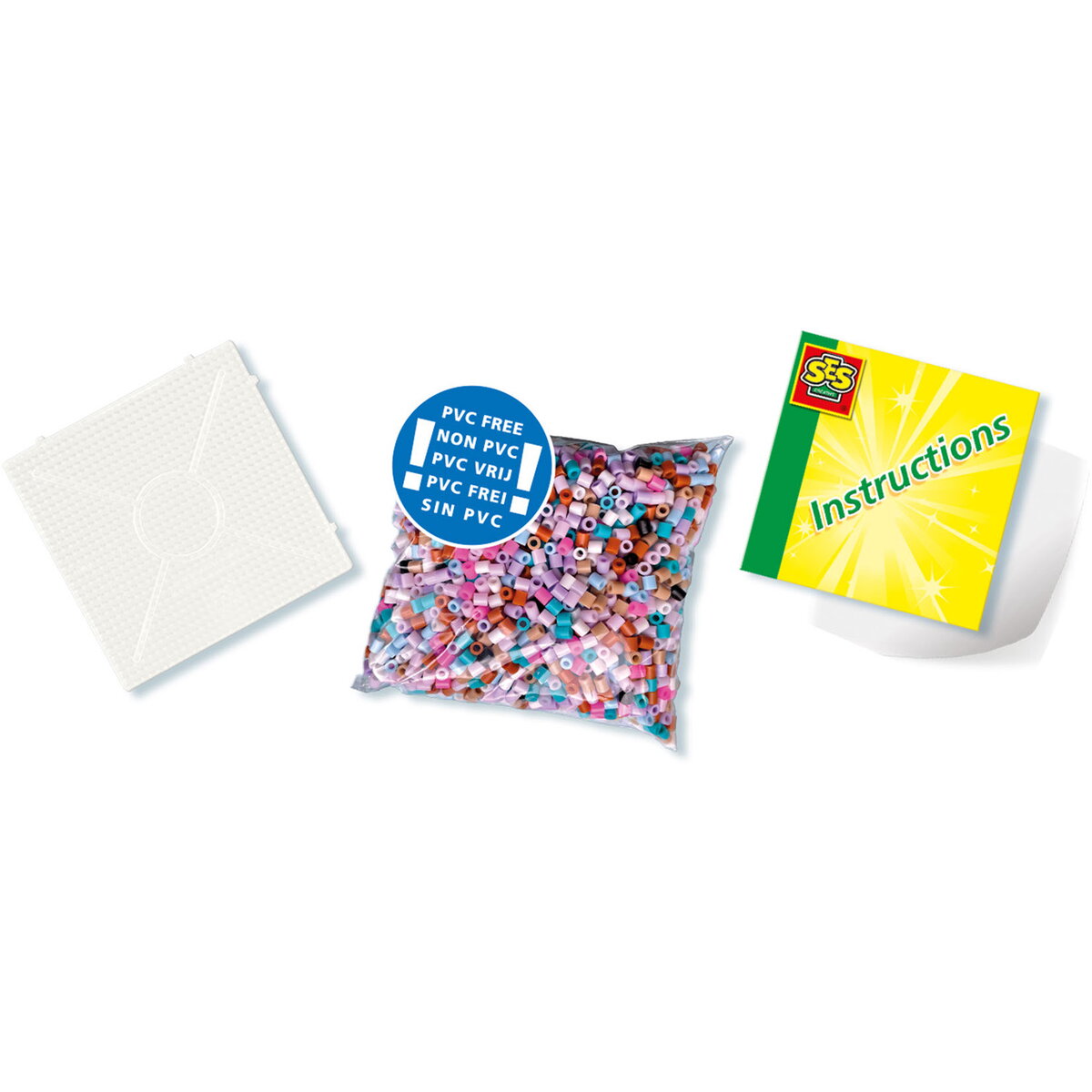 Jucarie Creativa copii - Margele de calcat cu Animale Zoo Beedz