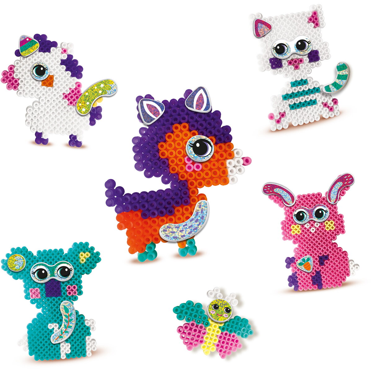 Jucarie Creativa copii Beedz – Margele de calcat Funpins animale
