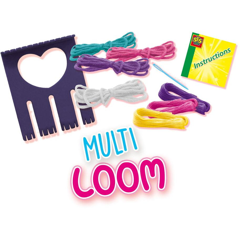 Jucarie Creativa de tesut pentru copii cu gherghef si accesorii