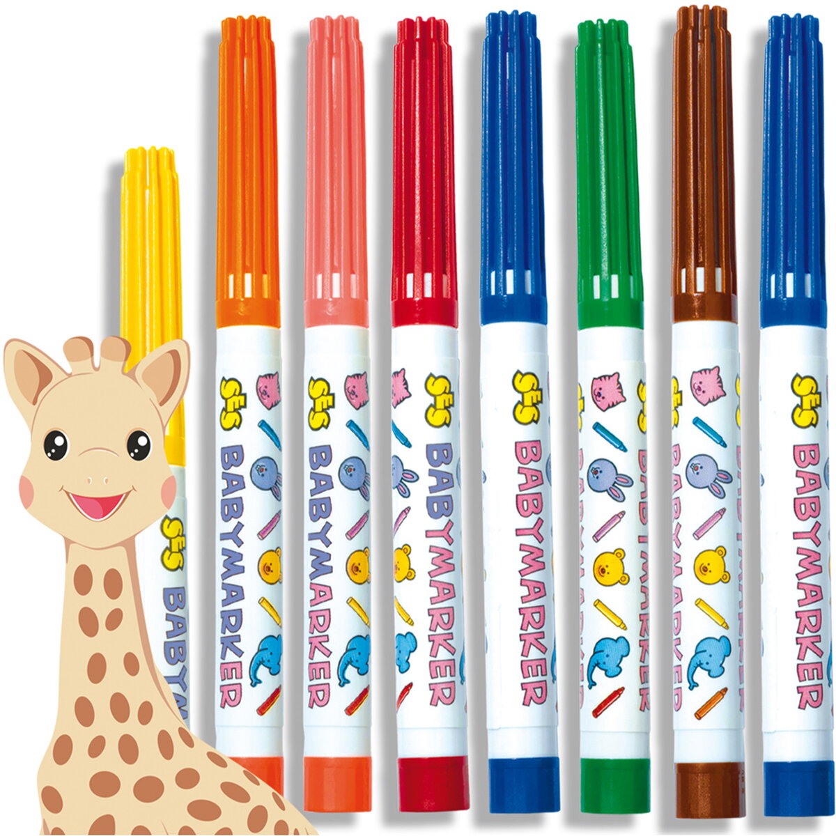 Jucarie Creativa Girafa Sophie - Markere pentru copii