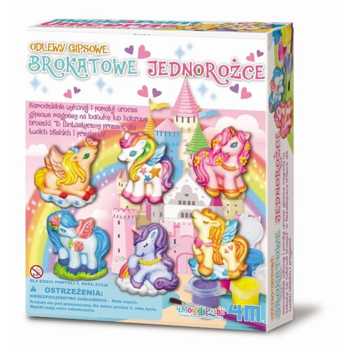 Jucarie creativa Gypsum castings - Brocade unicorns