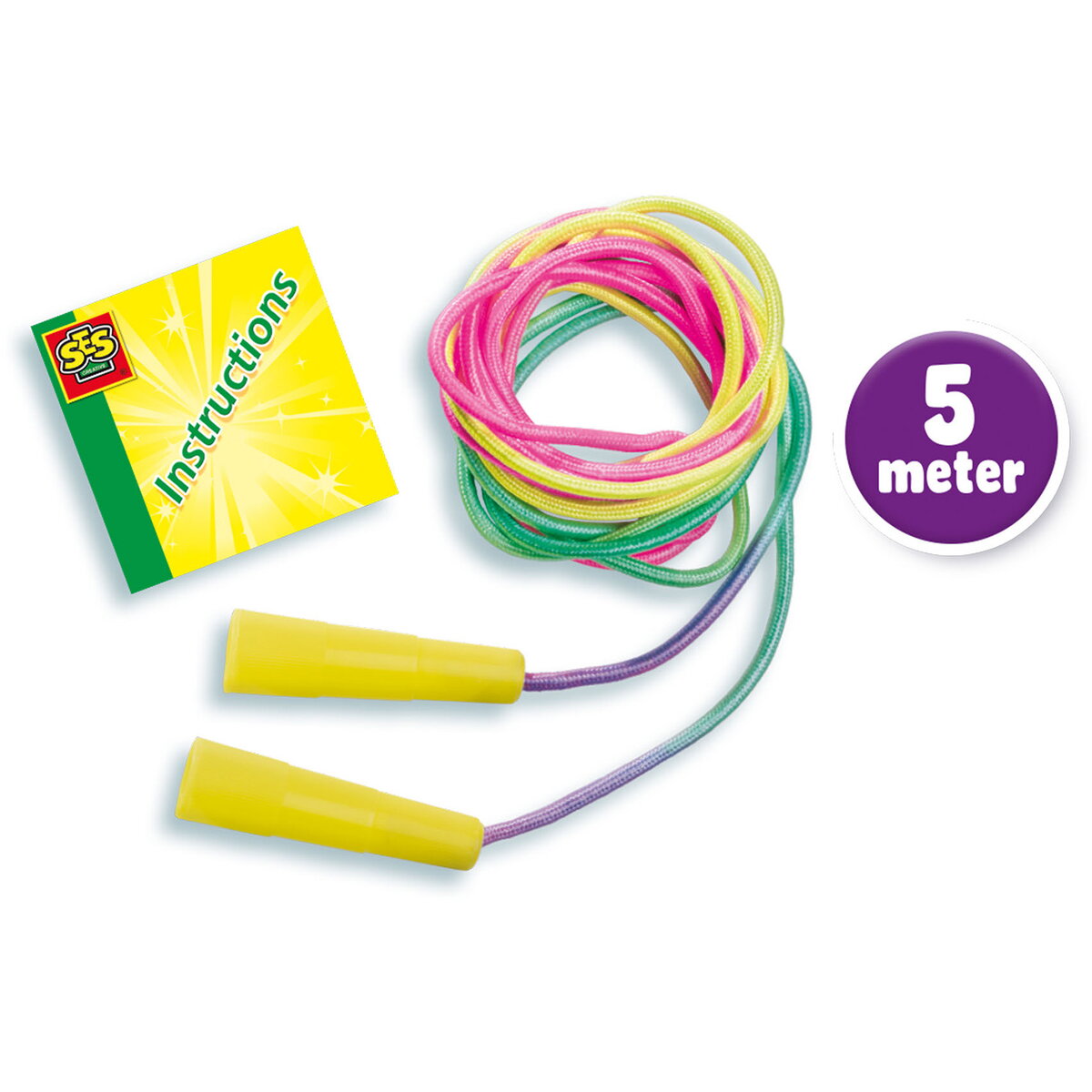 Jucarie Creativa Joc de petrecere copii - Coarda de sarit in grup XL (5 metri)