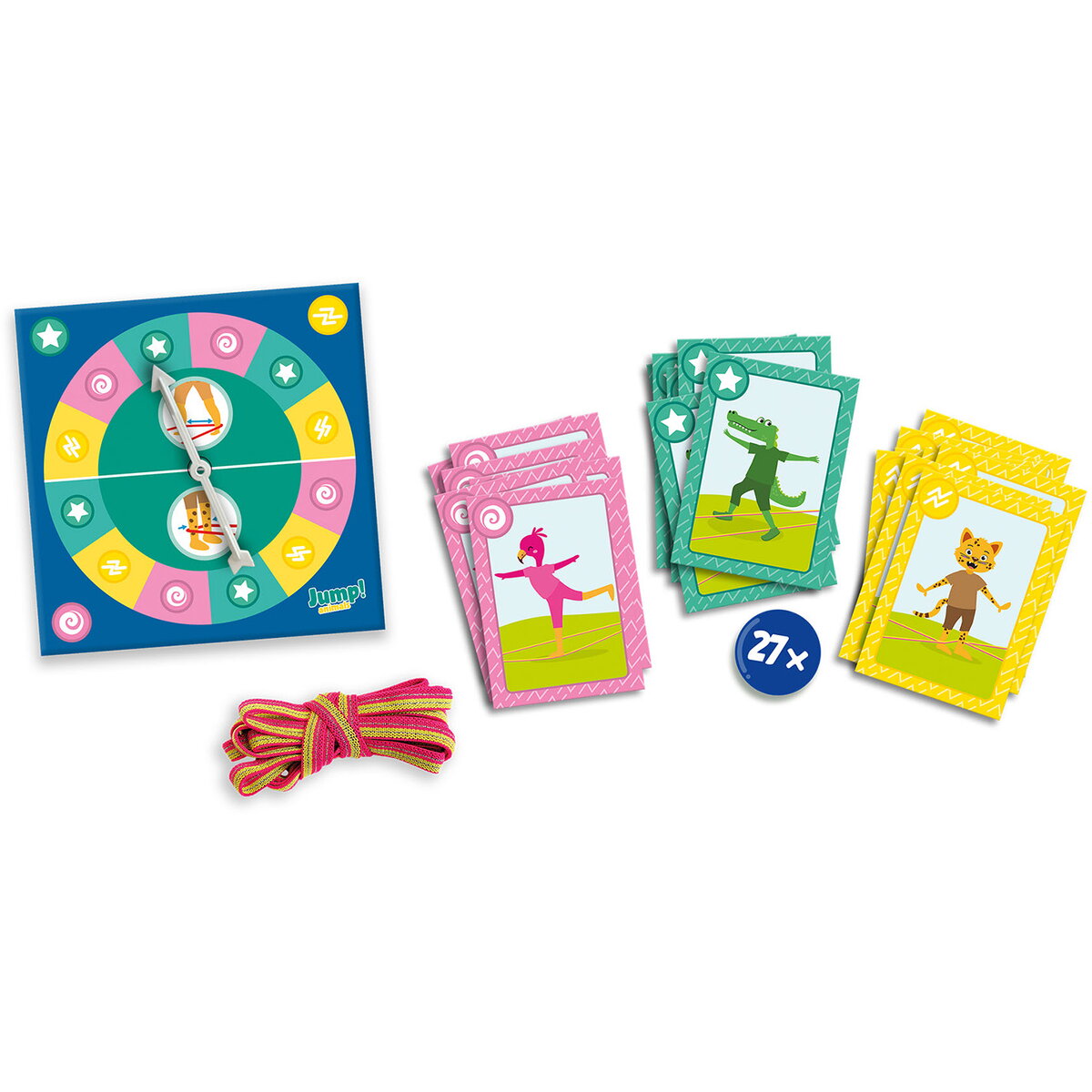 Jucarie Creativa Joc de petrecere pentru copii - Elasticul cu trucuri