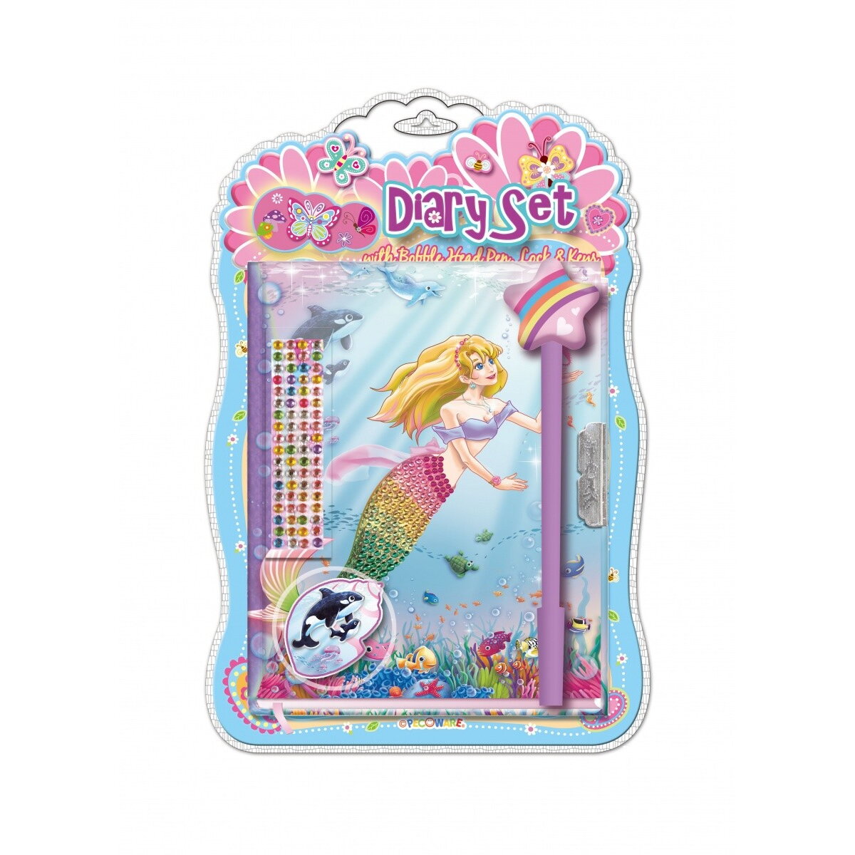 Jucarie creativa Jurnal cu stilou Pecoware - Sirena