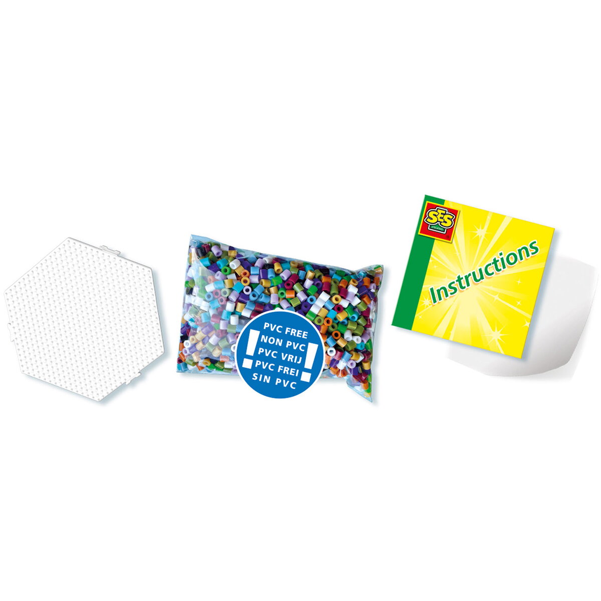 Jucarie Creativa Margele de calcat cu Lumea dinozaurilor pentru copii