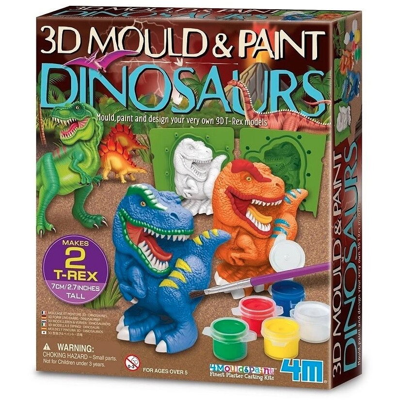 Jucarie creativa Mould & Paint - Dinosaur