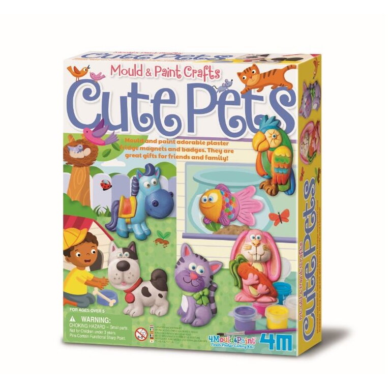 Jucarie creativa Mould & Paint Cute Animale de companie