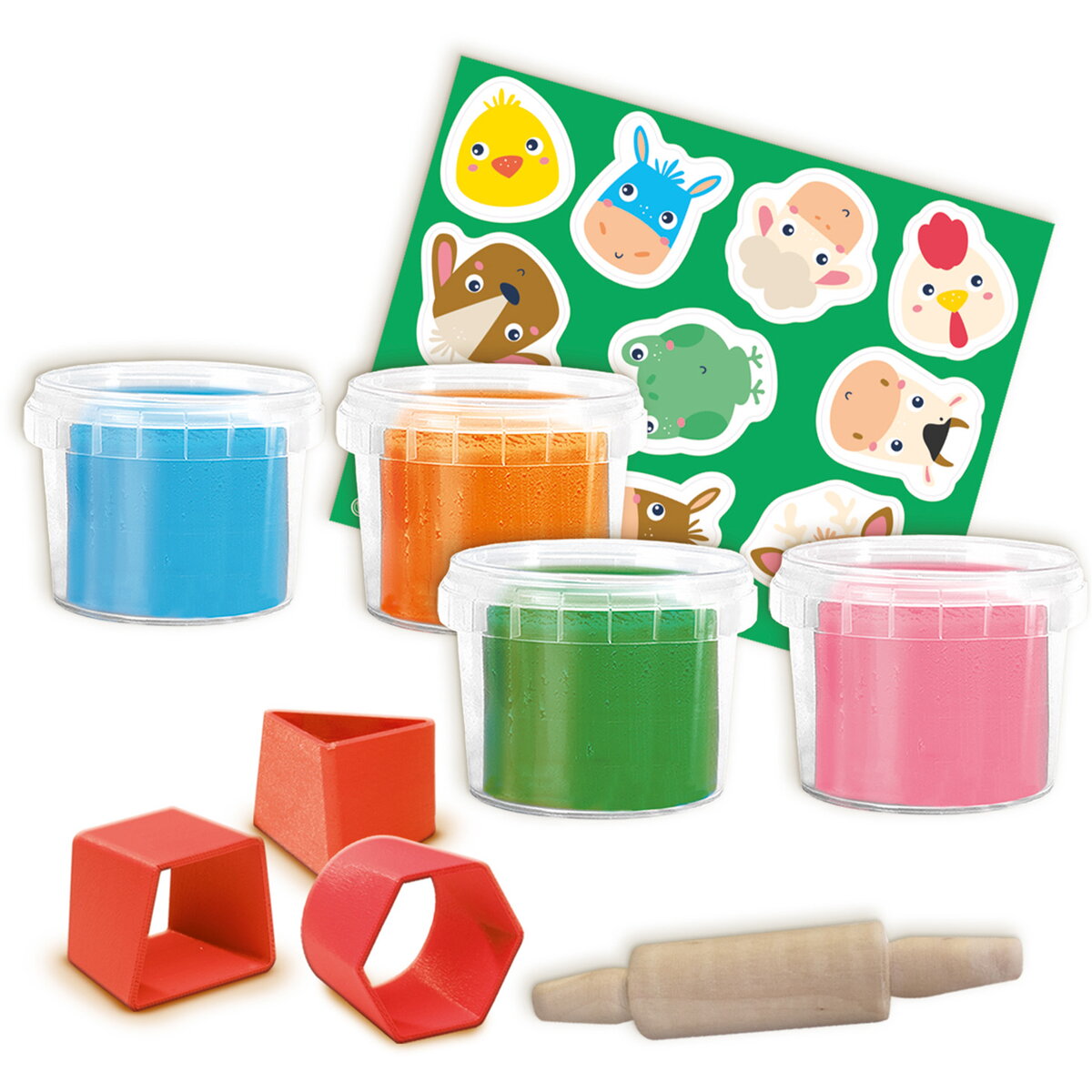 Jucarie Creativa My first - Animale din plastilina de stivuit