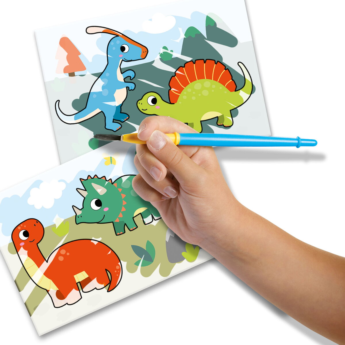 Jucarie Creativa My first - Coloreaza cu apa dinozauri