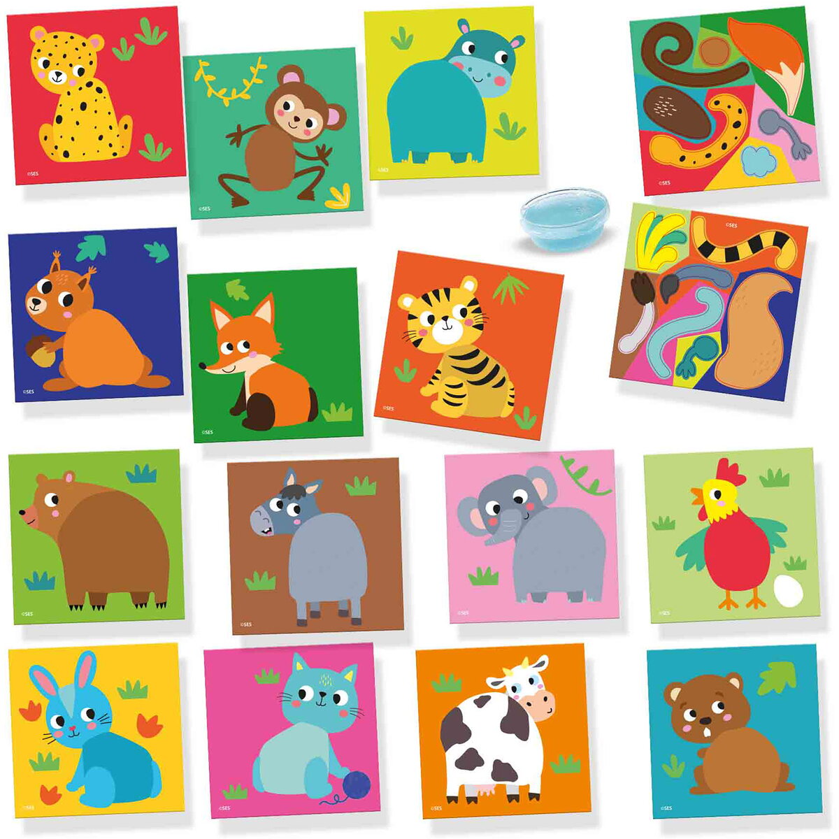 Jucarie Creativa My first - de lipit cozi la animale