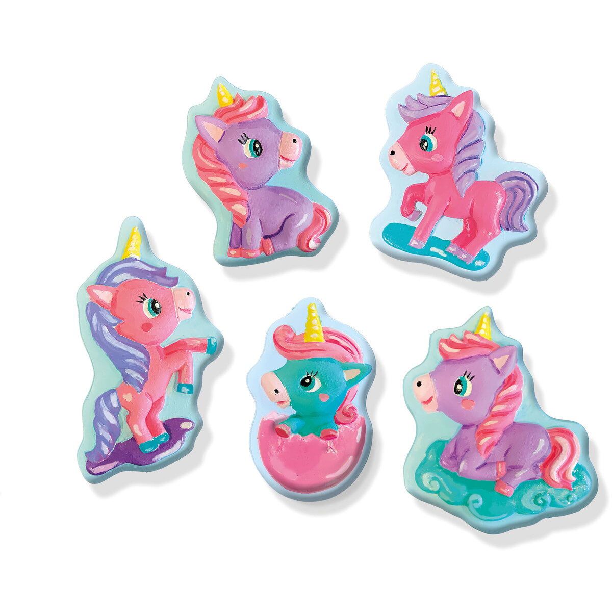 Jucarie Creativa pentru copii cu mulaj si pictura - Baby unicorn