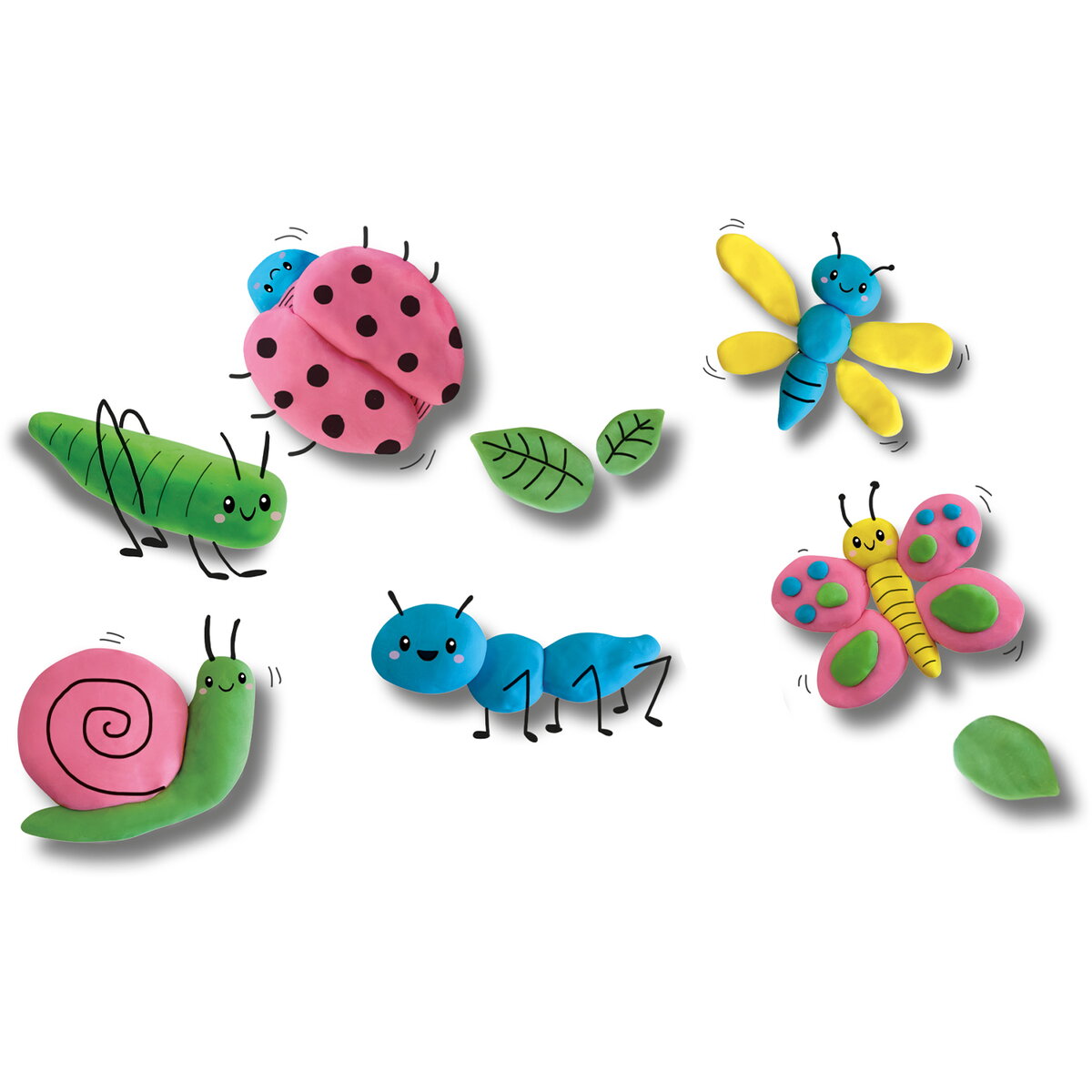 Jucarie Creativa Plastilina eco - 4 x 90 gr