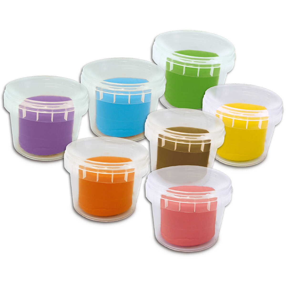 Jucarie Creativa Plastilina eco cu unelte din lemn, set mare