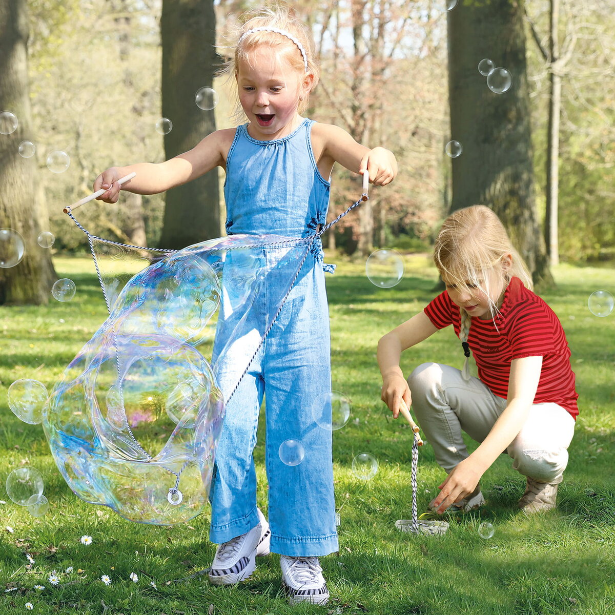 Jucarie Creativa Set de facut baloane de sapun gingantice pentru copii