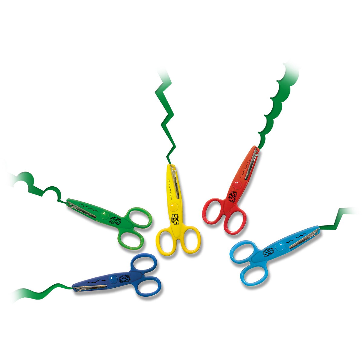 Jucarie Creativa Set de foarfece zig-zag de jucarie pentru copii