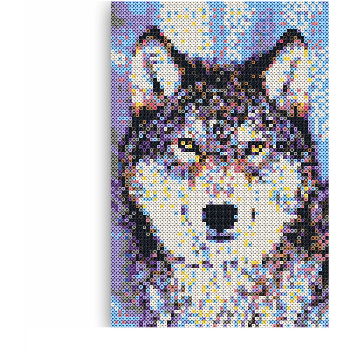 Jucarie Creativa Set margele de calcat Beedz art - Lup