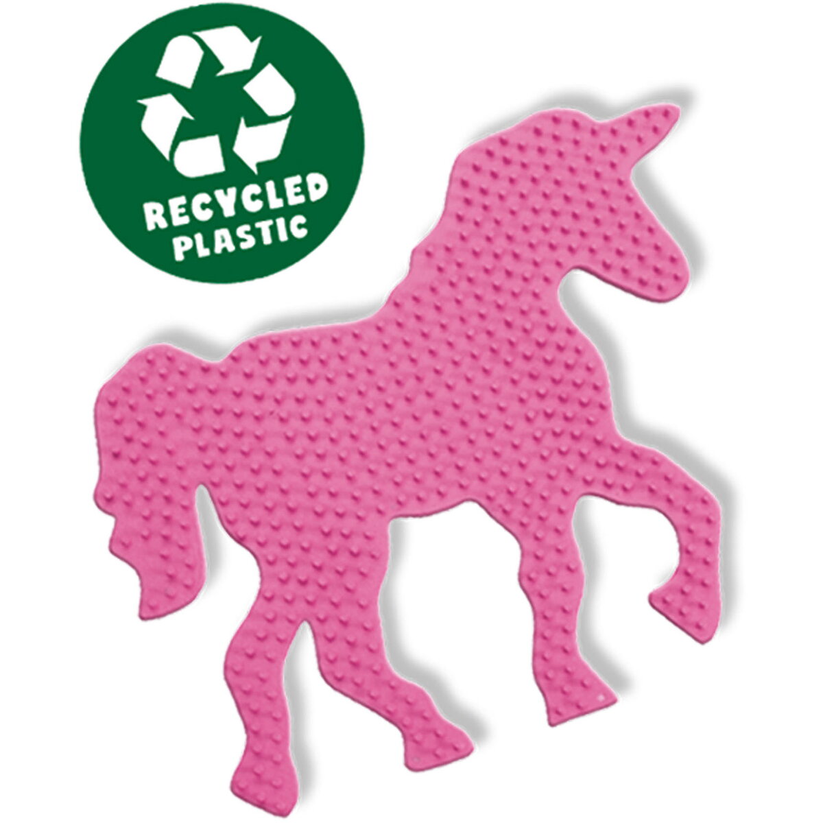 Jucarie Creativa Set placi pentru margelele de calcat Green Beedz - Unicorn