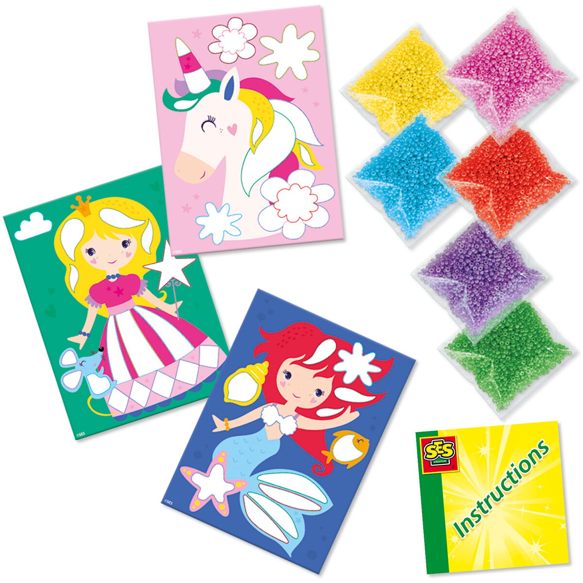 Jucarie Creativa Tablouri cu margele de sticla