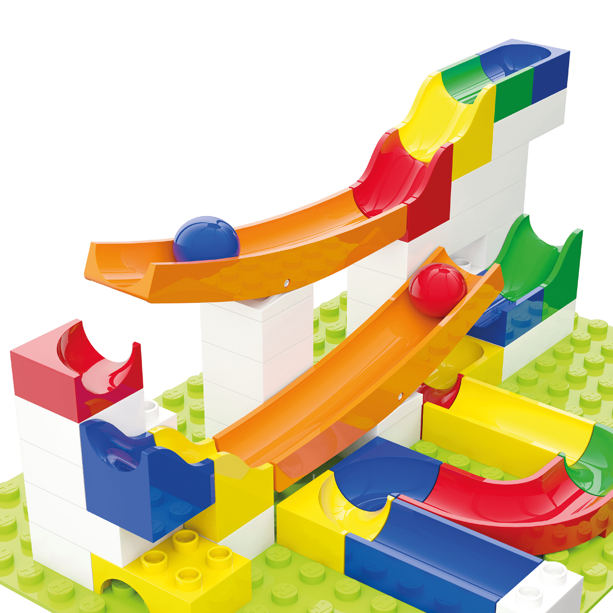 Jucarie Educationala Jucarie copii Marble Run Hubelino - extensie balansoar (45 piese)