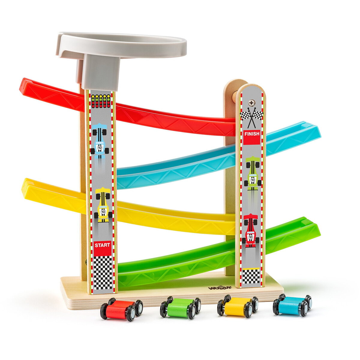 Jucarie Educationala Jucarie din lemn - Traseu curse masini