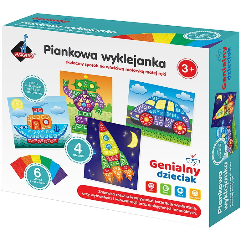 Jucarie Educationala Stickers Foam end paper 102764