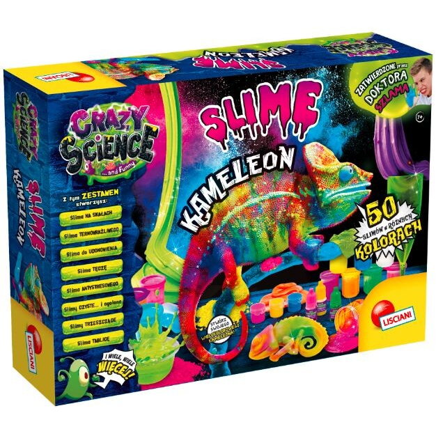 Jucarie Educativa Crazy Science Slime Chameleon science kit