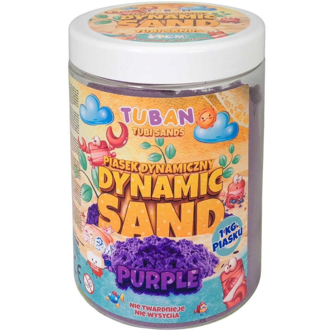 Jucarie Educativa Dynamic sand 1kg purple