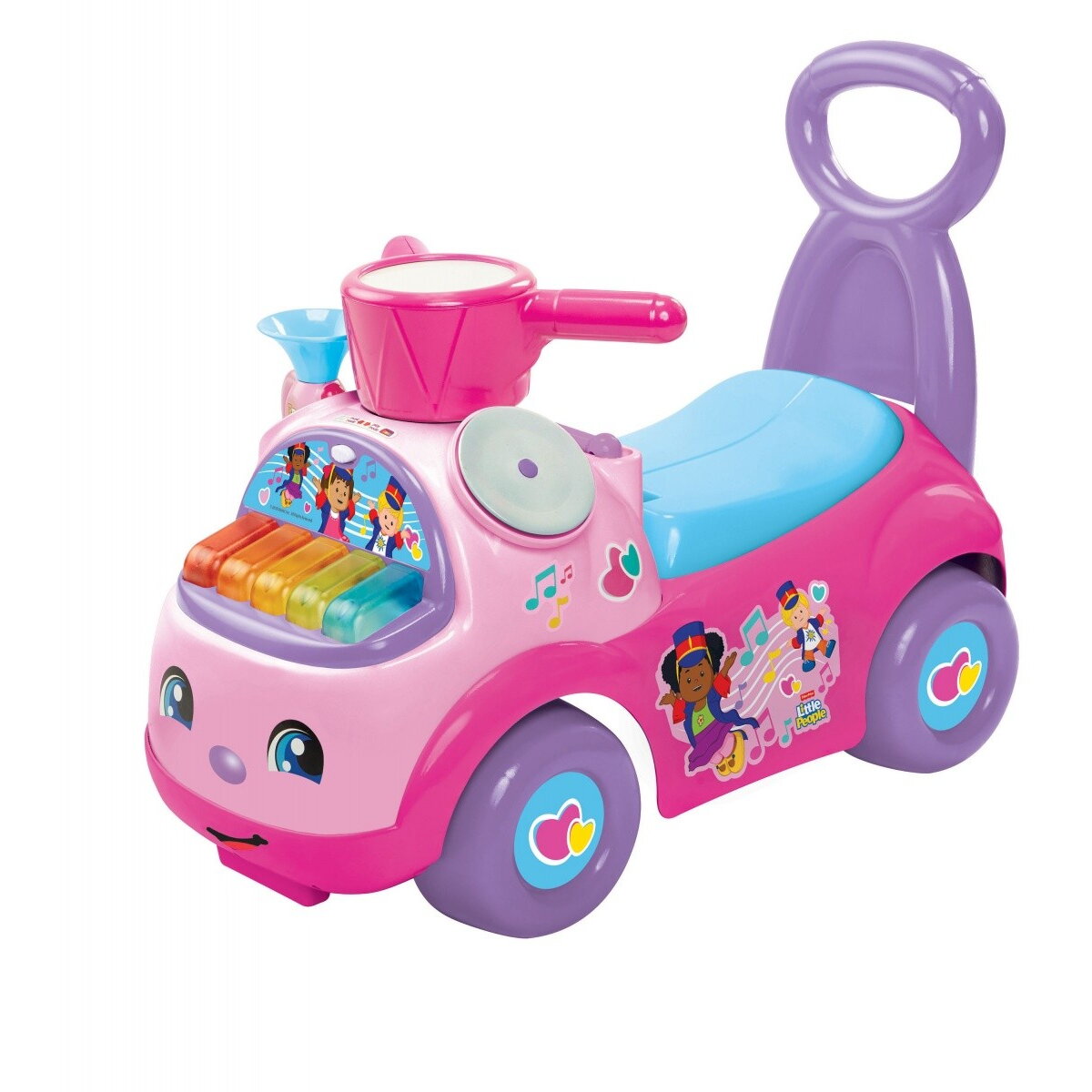 Jucarie Exterior Ride On Fisher Price Musical Parade pink