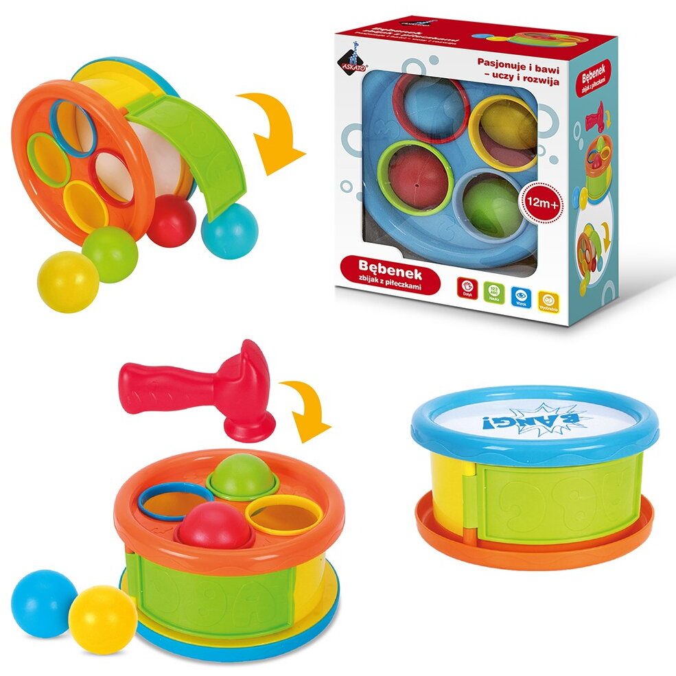 Jucarie Muzicala Drum - Breaker with balls