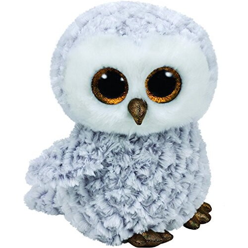 Jucarie Plush Beanie Boos Owlette - white owl, 24 cm 37086