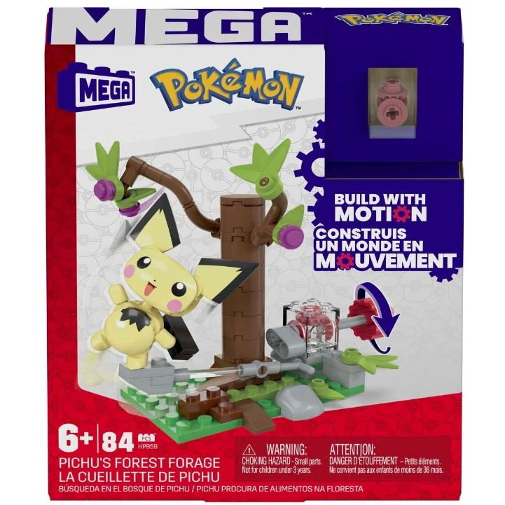 Jucarie Pokemon Pikachu's Forest Adventure construction set