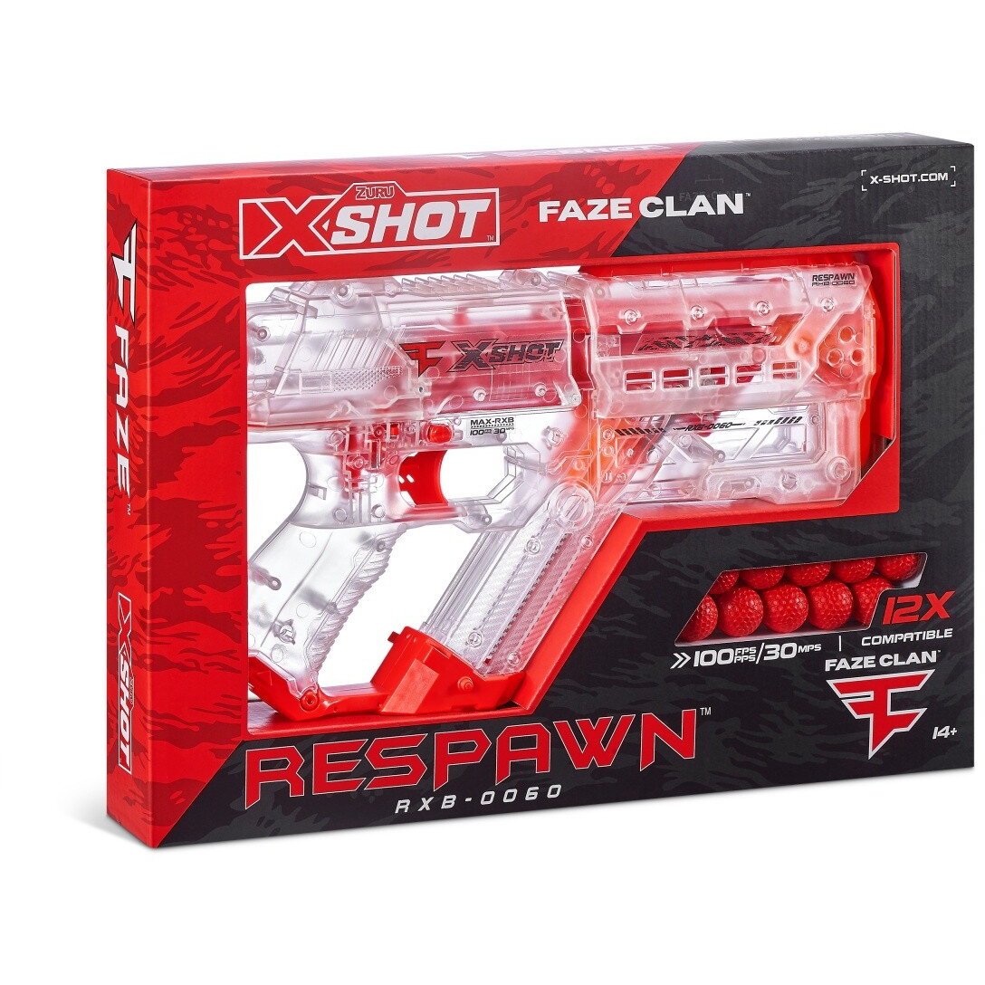 Jucarie Razboi Blaster FaZe Respawn Round 12 balls