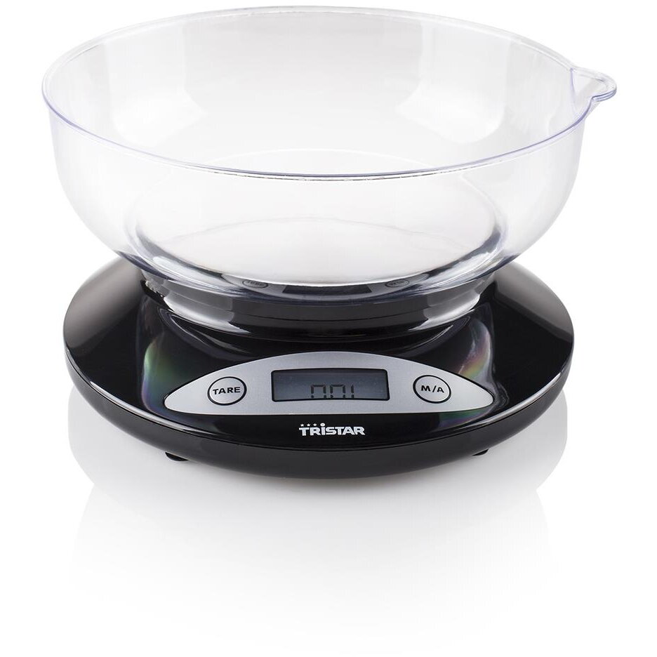 KW-2430 Kitchen scale, LCD Display, Black