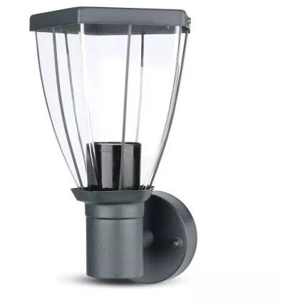 LAMPA DE GRADINA MONTAJ PERETE SOCLU E27 - NEGRU