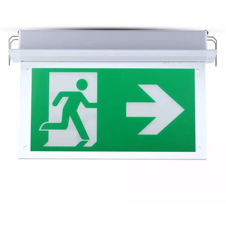 LAMPA LED IESIRE DE URGENTA 2W 6000K ALB RECE