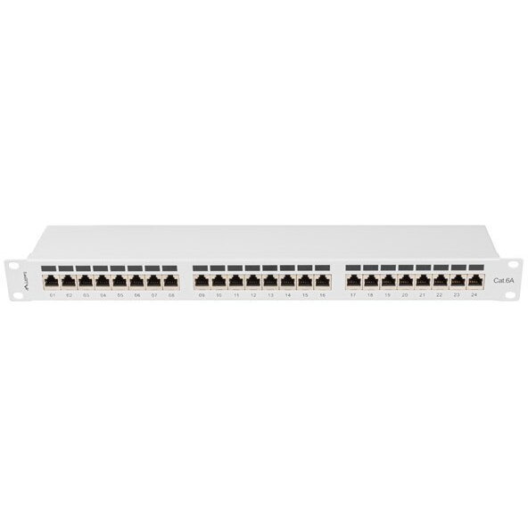 Patch Panel 19 inch 24 porturi Grey
