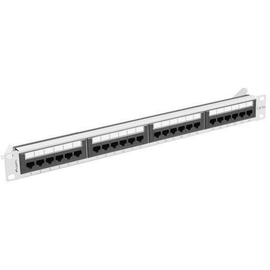 Patch Panel 19 inch 24 porturi Grey
