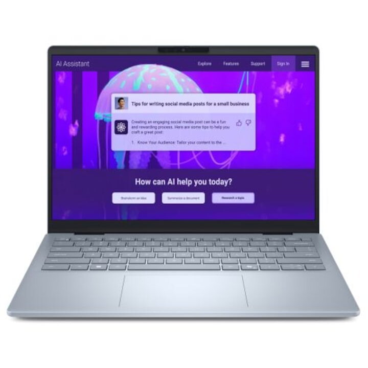 Laptop 14 Plus DB14250 14 inch 2.5K Intel Core Ultra 9 288V 32GB LPDDR5X 1TB SSD FGP Windows 11 Pro 3Yr CIS Iced Blue